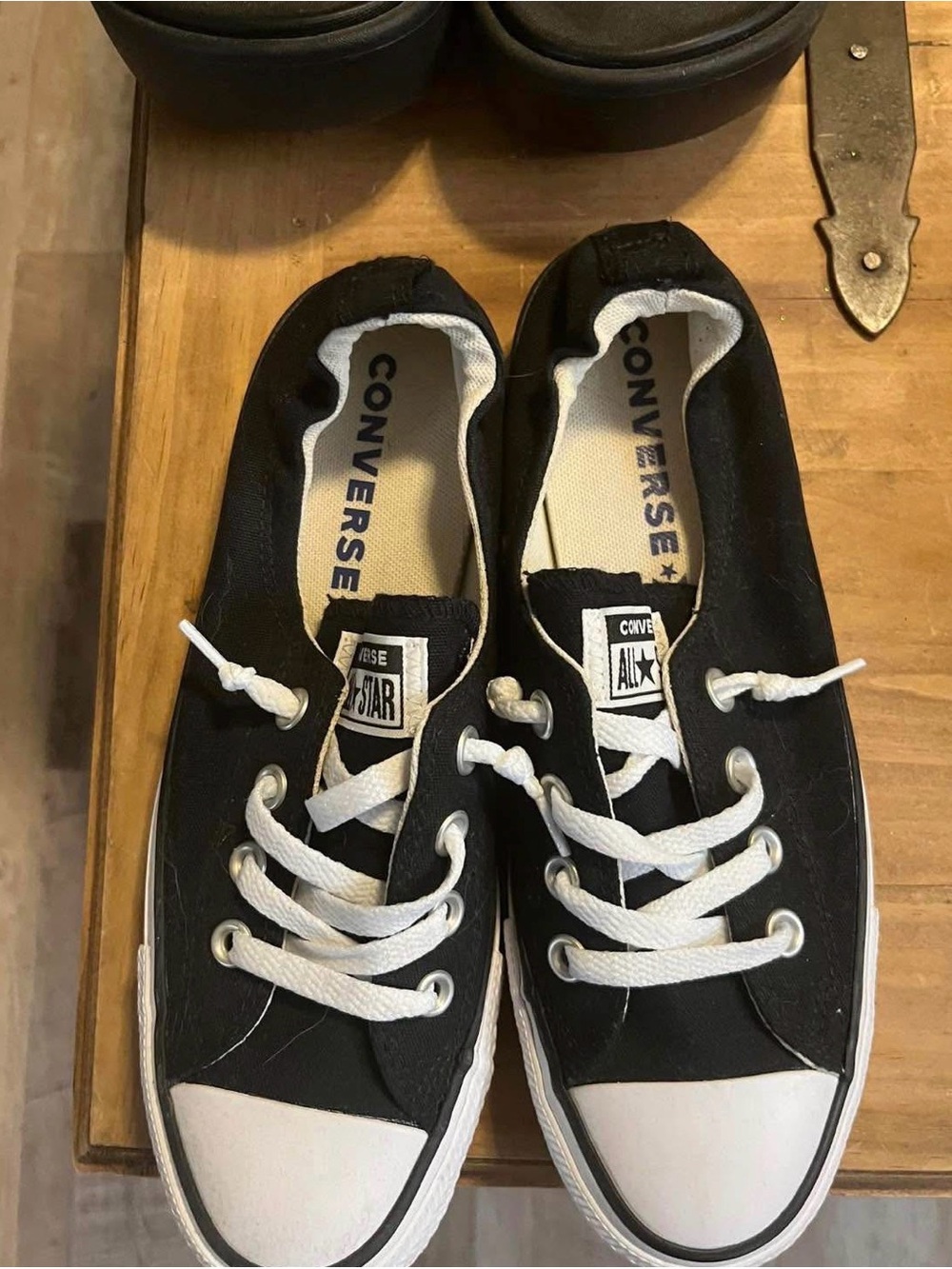Converse Low Top Sneakers - Black & White